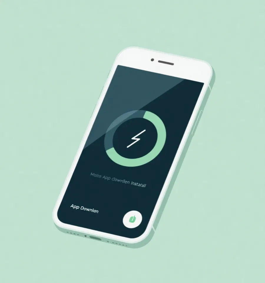 App下载与安装流程示意